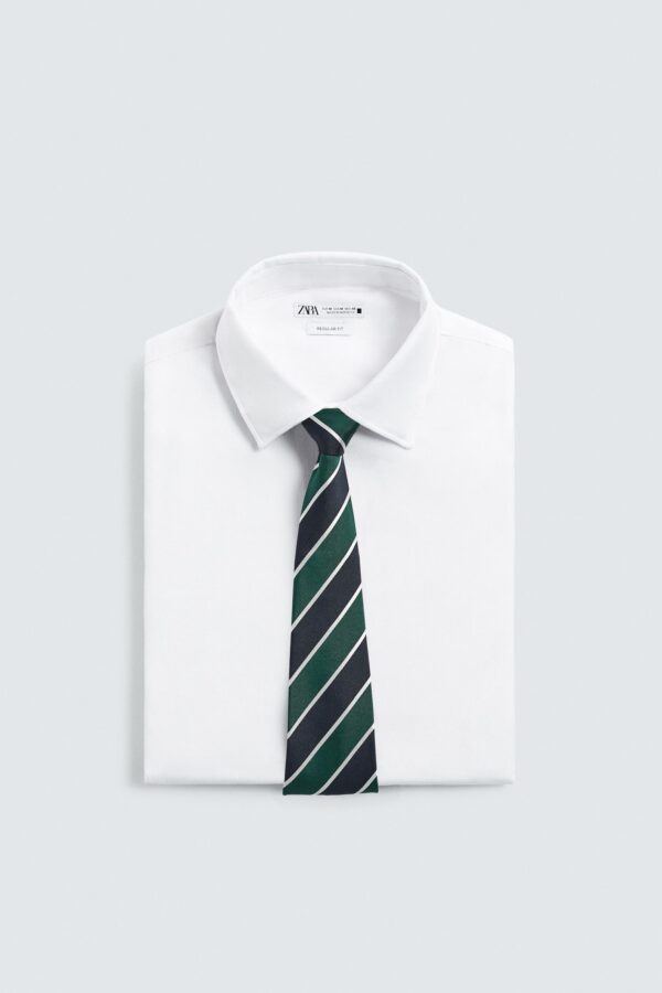 100% Silk Striped Tie - Image 3